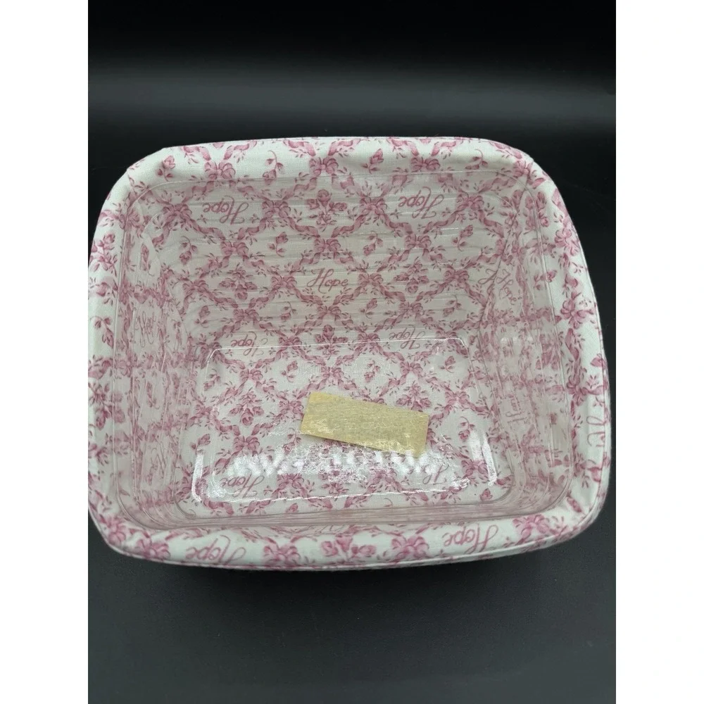 🧺💗 Longaberger 2009 Horizon of Hope Basket – w/ Liner & Protector 💗🧺